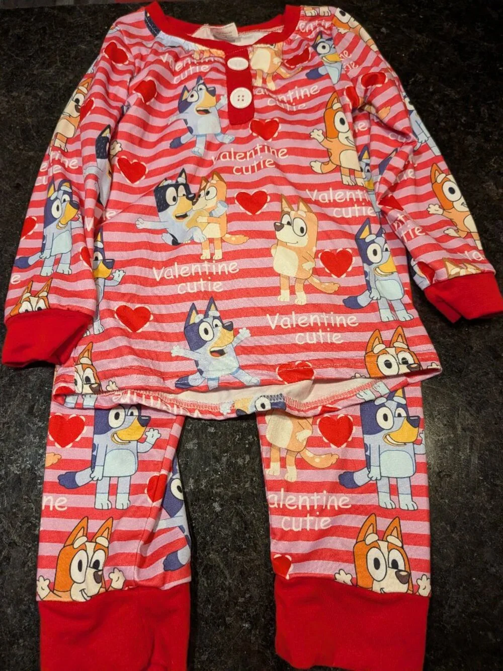 Bluey Valentine Pajamas